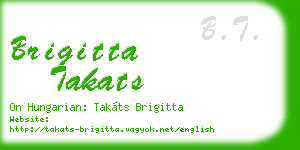 brigitta takats business card